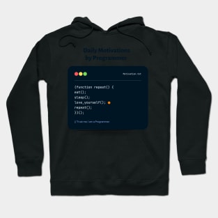 Motivations by Programmer | Funny Programming Hoodie